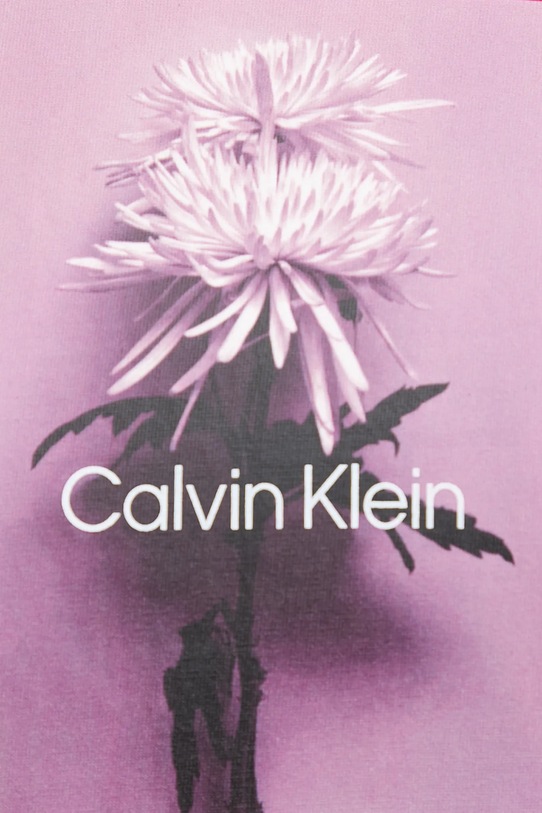 Bavlněné tričko Calvin Klein Jeans LV047D880G červená