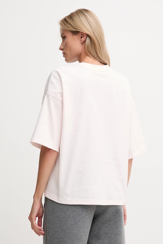 Ρούχα Βαμβακερό μπλουζάκι Calvin Klein Jeans LV047D204G ροζ