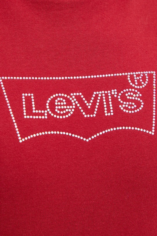 Levi's t-shirt bawełniany 17369.3310 czerwony