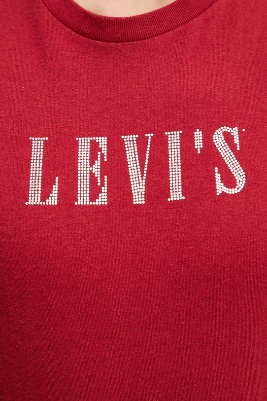 Levi's t-shirt bawełniany A2226.0143 czerwony