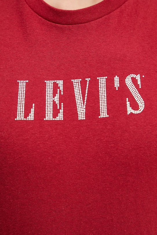 Levi's t-shirt bawełniany A2226.0143 czerwony