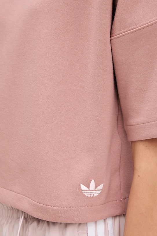adidas Originals t-shirt 3-Stripes JW3613 pomarańczowy