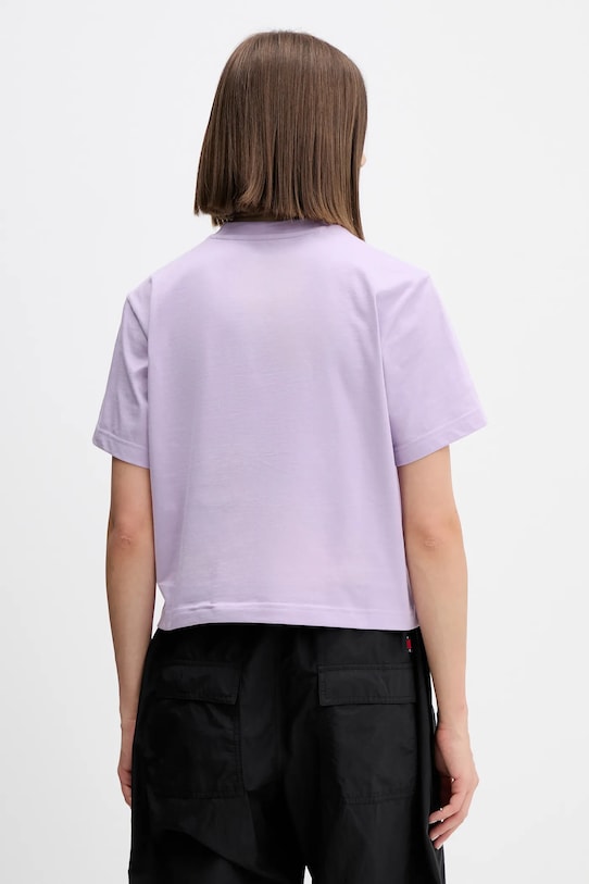 Odzież adidas t-shirt bawełniany x Mercedes JX8816 fioletowy