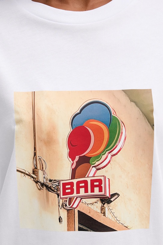 MAX&Co. t-shirt bawełniany 2528976021200 biały