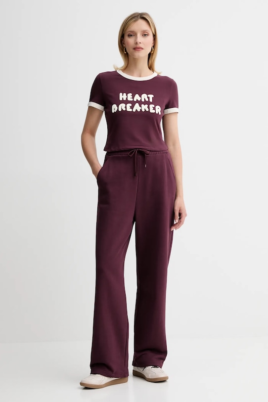 Majica kratkih rukava MAX&Co. 2528946012200 bordo AW25