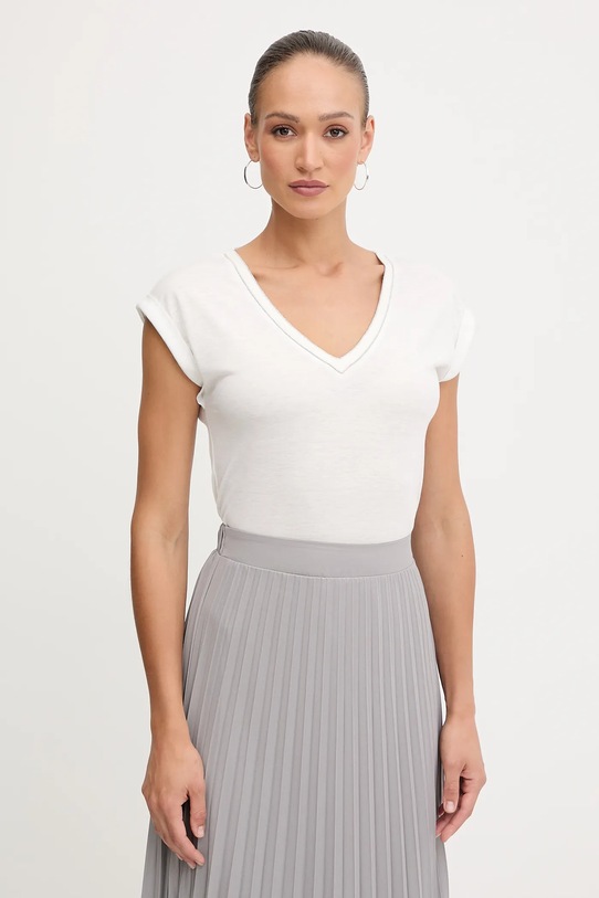 Morgan tricou melanj alb DAYA