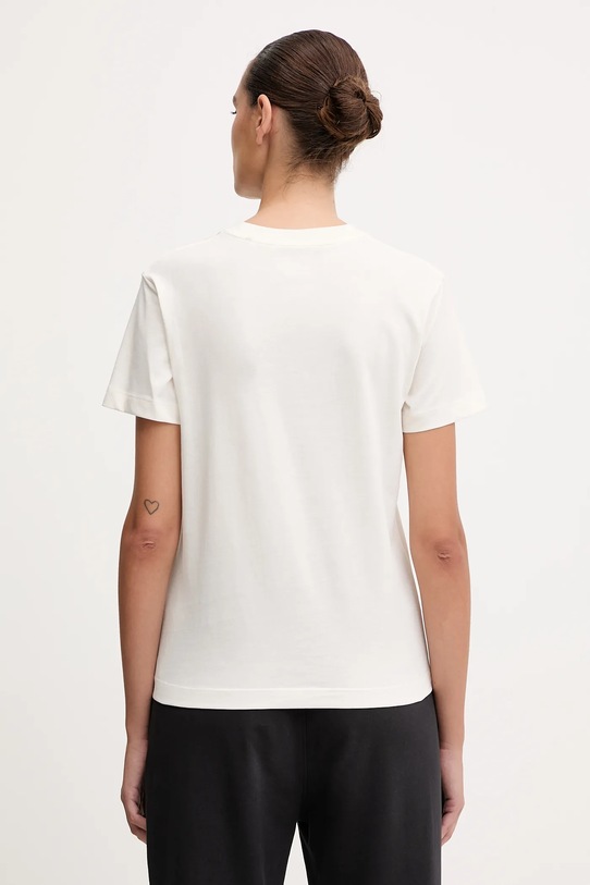 Odzież Jack Wolfskin t-shirt bawełniany CADENA A65080 beżowy