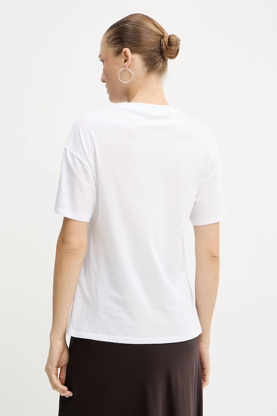 Oblečení Bavlněné tričko Liu Jo MF5347.JS923 bílá