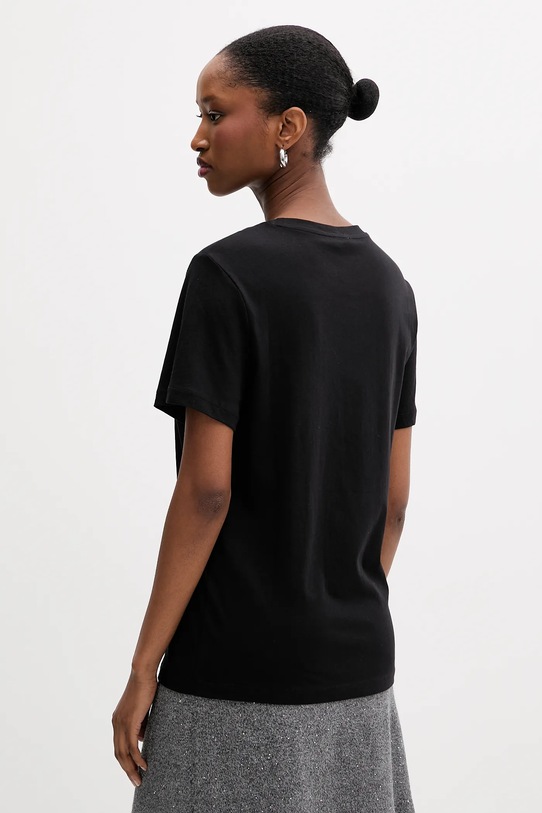 Odzież Liu Jo t-shirt bawełniany MF5410.JS923 czarny