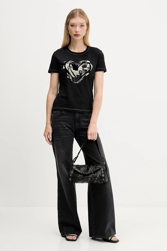 Футболка Desigual LETTER CORE 25WWTK04 чорний AW25