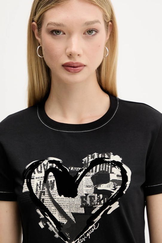 Футболка Desigual LETTER CORE чорний 25WWTK04