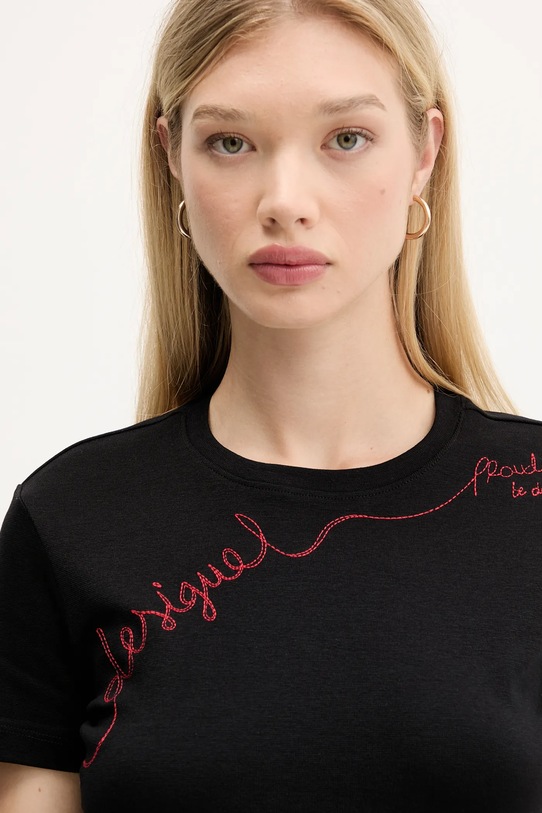 Desigual t-shirt CHARLY czarny 25WWTK08