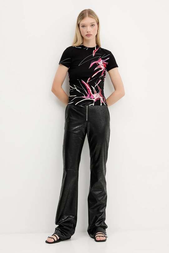 Desigual t-shirt LALA 25WWTK16 czarny AW25