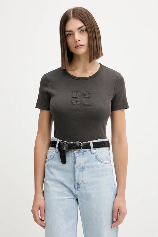 Desigual t-shirt PRAGA regular szary 25WWTK46