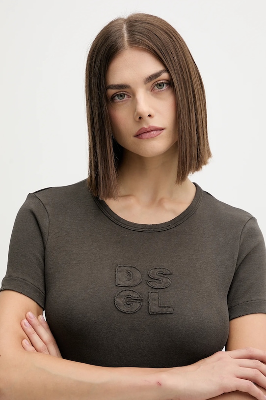 Desigual t-shirt PRAGA szary 25WWTK46