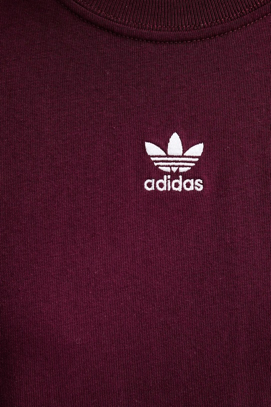 Бавовняна футболка adidas Originals Boyfriend Tee KW1906 бордо