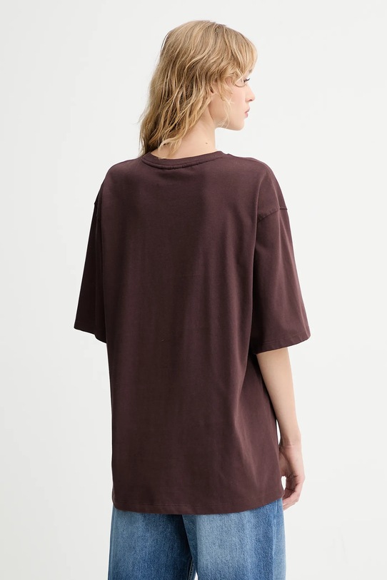 Abbigliamento adidas Originals t-shirt in cotone Boyfriend Tee KW1907 marrone