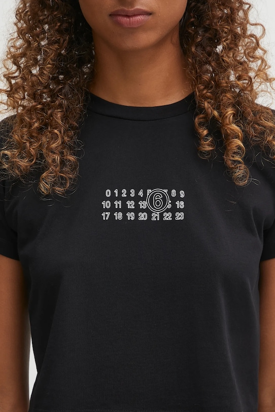 MM6 Maison Margiela tricou negru S52GC0352.S24312.900