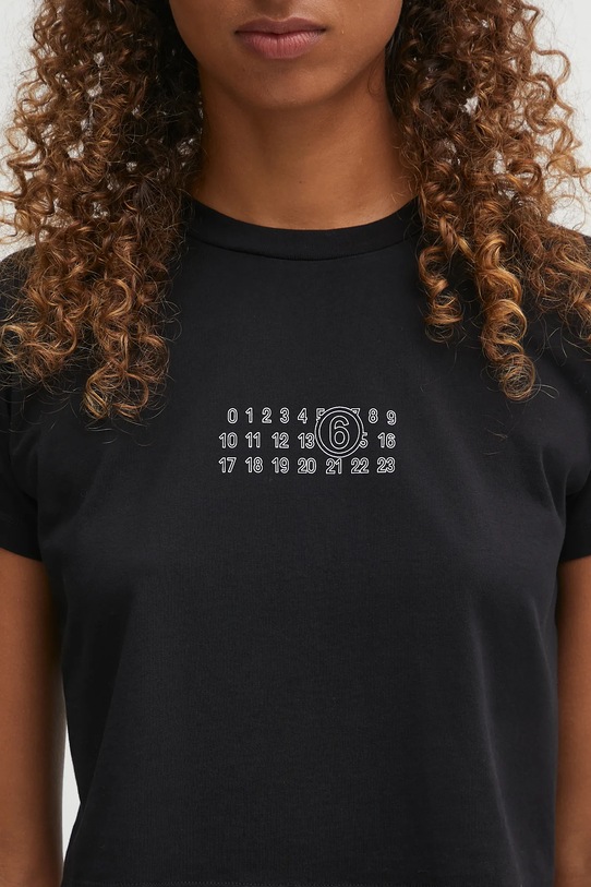 MM6 Maison Margiela t-shirt czarny S52GC0352.S24312.900