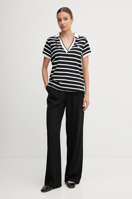 Pedro del Hierro polo 4532381 czarny AW25