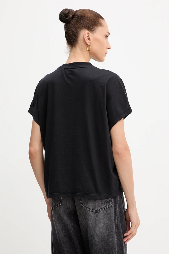 Одяг Бавовняна футболка BOSS Orange 50547797 чорний