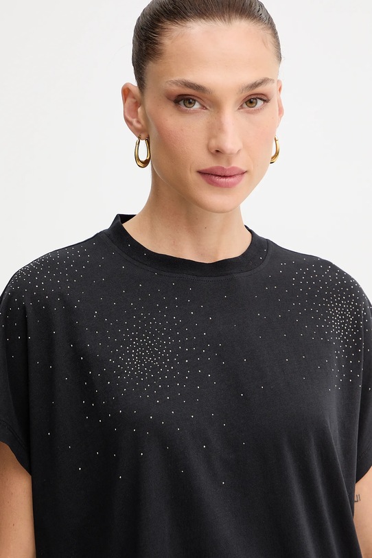 Бавовняна футболка BOSS Orange чорний 50547797