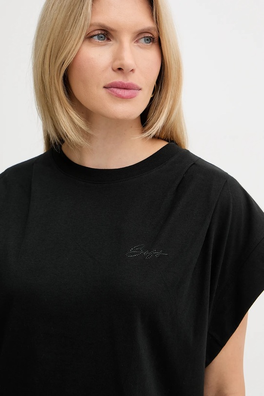 Odzież BOSS Orange t-shirt bawełniany 50547799 czarny