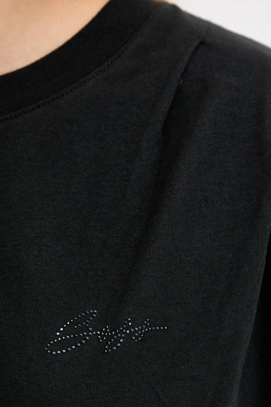 BOSS Orange t-shirt bawełniany czarny 50547799