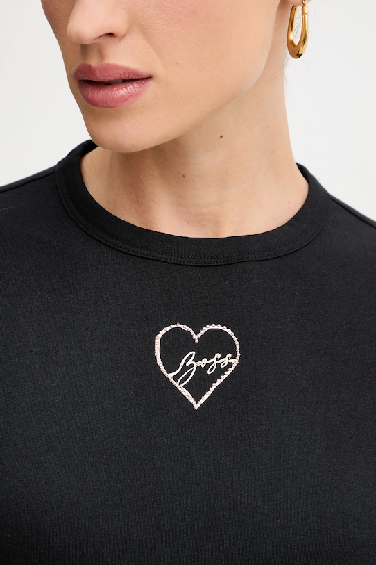 BOSS Orange t-shirt bawełniany 50549192 czarny