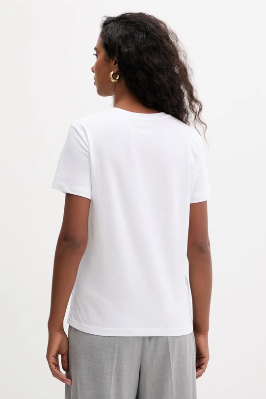 Odzież Marella t-shirt bawełniany 2523976084200 biały