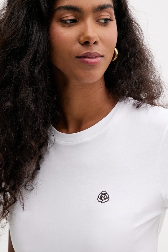Marella t-shirt bawełniany biały 2523976084200