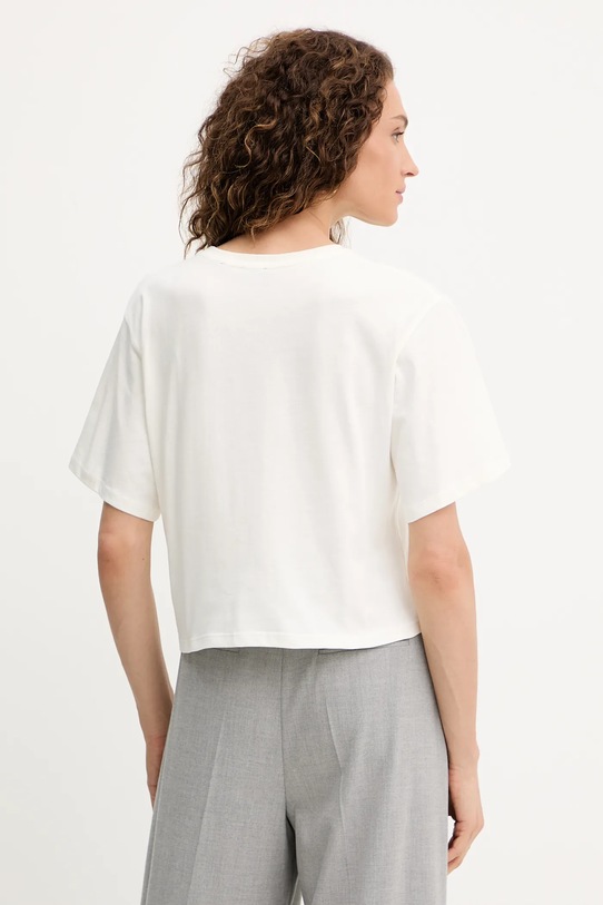 Ρούχα Βαμβακερό μπλουζάκι Marella Emme by Marella 2525976021200 μπεζ