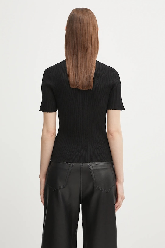 Odzież Kenzo bluzka Textured Summer FF62TO6033CW czarny