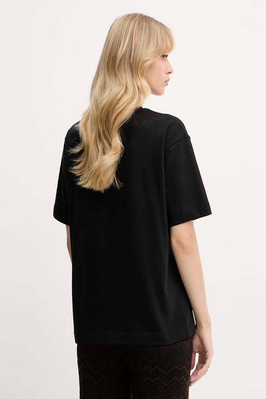 Odzież Missoni t-shirt bawełniany DS25WL06.BJ00PJ czarny