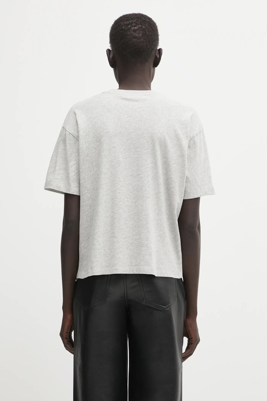 Odzież Anine Bing t-shirt bawełniany cohen A.08.11519 szary