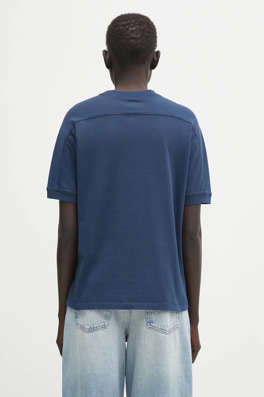 Odzież Anine Bing t-shirt bawełniany jaylin A.08.11527 granatowy