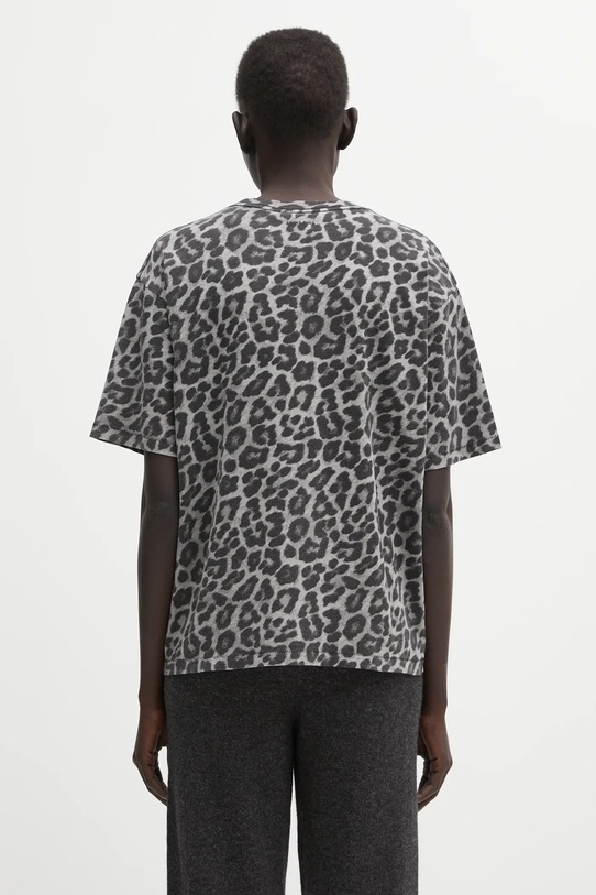 Odzież Anine Bing t-shirt bawełniany cohen A.08.11702 szary