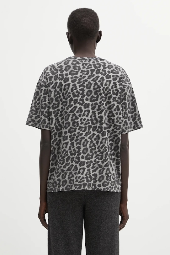 Odzież Anine Bing t-shirt bawełniany cohen A.08.11702 szary