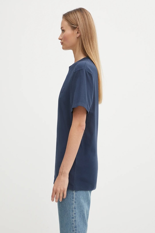 Anine Bing t-shirt bawełniany lili A.08.11206 granatowy AW25