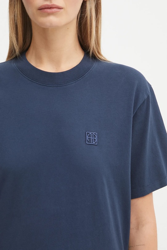 Anine Bing t-shirt bawełniany lili granatowy A.08.11206