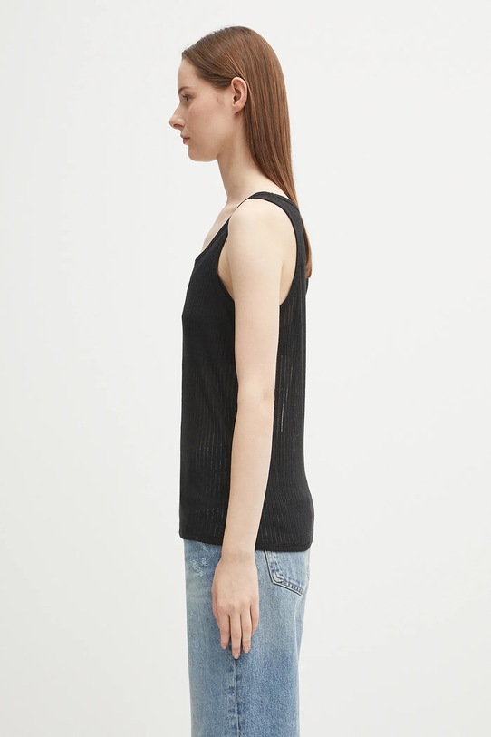 Топ Anine Bing eugene A.08.11256 чёрный AW25