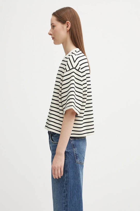 Anine Bing t-shirt myers A.08.11431 beżowy AW25
