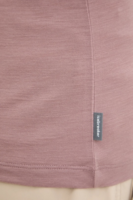 Спортивна футболка Icebreaker Merino 150 Tech Lite IB0A57CB0GV1 рожевий