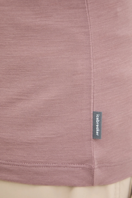 Спортивна футболка Icebreaker Merino 150 Tech Lite IB0A57CB0GV1 рожевий