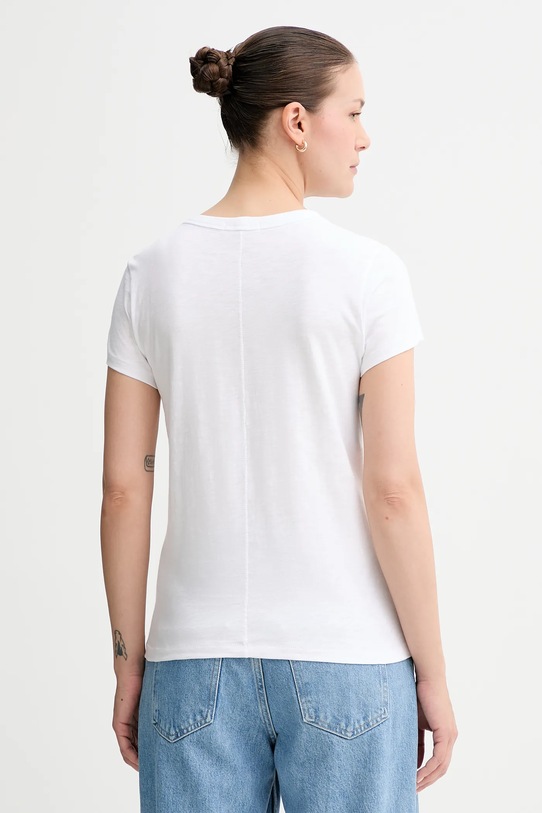 Ρούχα Βαμβακερό μπλουζάκι Rag & Bone RE7D25FT3SW λευκό