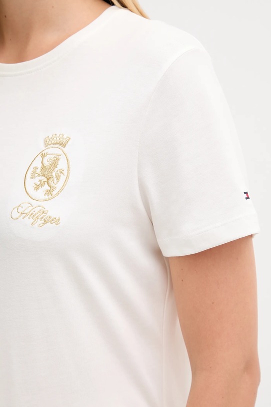 Tommy Hilfiger t-shirt bawełniany WW0WW46153 biały