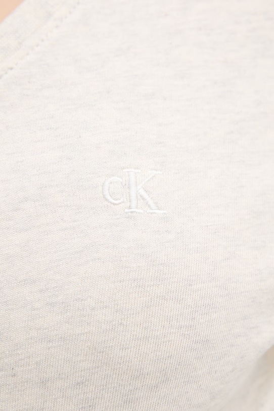 Calvin Klein Jeans t-shirt bawełniany LV047B205G beżowy