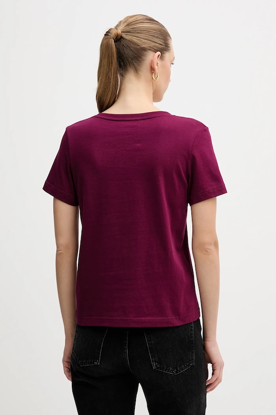 Odzież Calvin Klein Jeans t-shirt bawełniany LV047B205G fioletowy