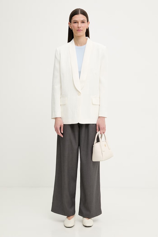 Calvin Klein t-shirt damski z modalem LV044D246G niebieski SS26