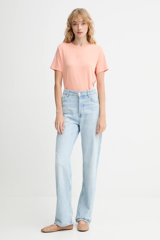 Calvin Klein t-shirt in cotone LV044D201G arancione AW25
